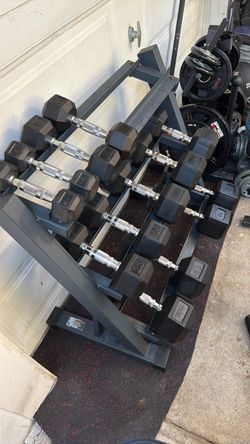 WEIGHTS DUMBBELLS RACKS