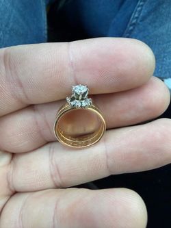 14kt Diamond Solitaire Engagement Ring Yellow Gold