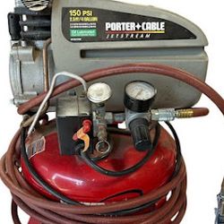 Porter Cable Jet Stream Air Compressor 2.5 Hp, 150 Psi, 4 Gallon