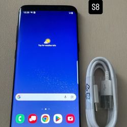 Samsung Galaxy s8. Like New and Unlocked! With Free 1 Month Service!