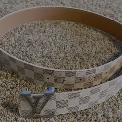 Designer White Belt 