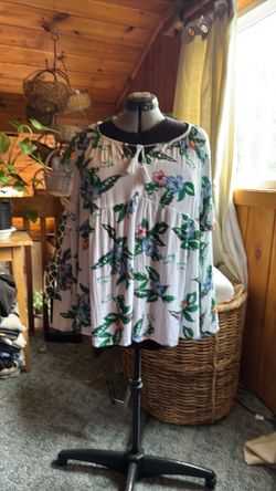 Womens Peasant - Style Top. Old Navy
