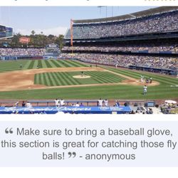 Dodgers vs Giants 7/21 131 Loge 2 Tickets
