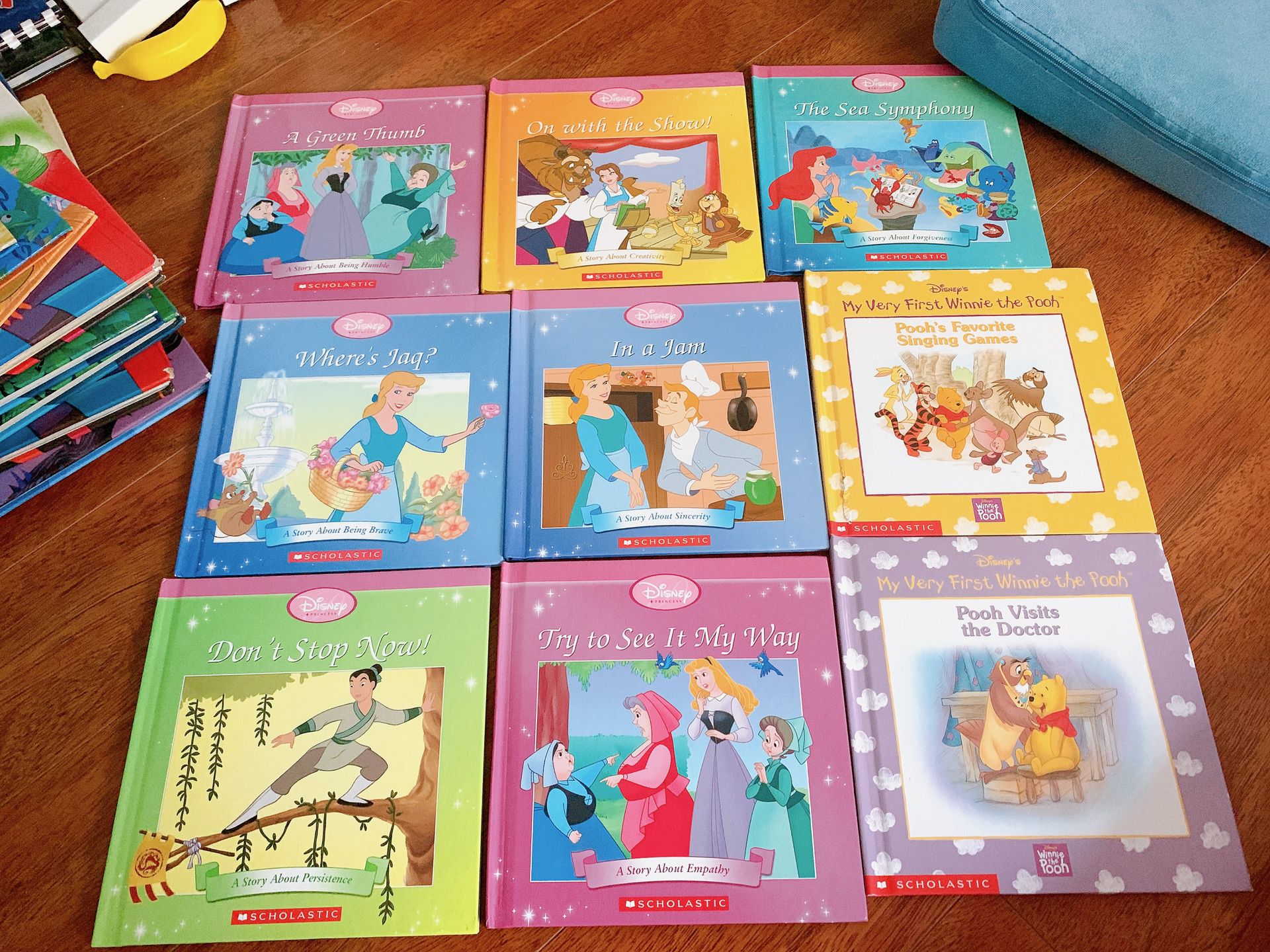 Disney Books Set Of 9