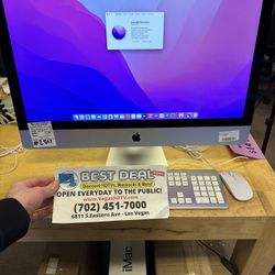 Apple 27” iMac - 3.1 Six Core i5 - 8GB of RAM - 512GB SSD - 2019