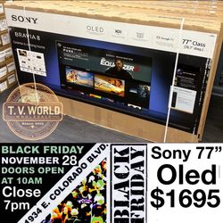 Sony Bravia Xr80 77 inch OLED 4K TV smart