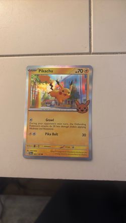 Pikachu Holo Pokémon Card 062/193 Paldea Evolved