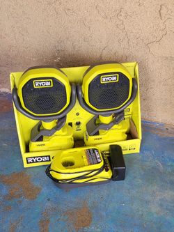 Brand new Ryobi Speakers  with charger