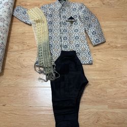 New 3 pc Indian outfit for 5 to 7 year boy.  