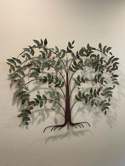 Curtis Jere Metal Tree Wall Art Sculpture 1977