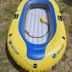 rubber boat  3 persons. 550 Bls. $25