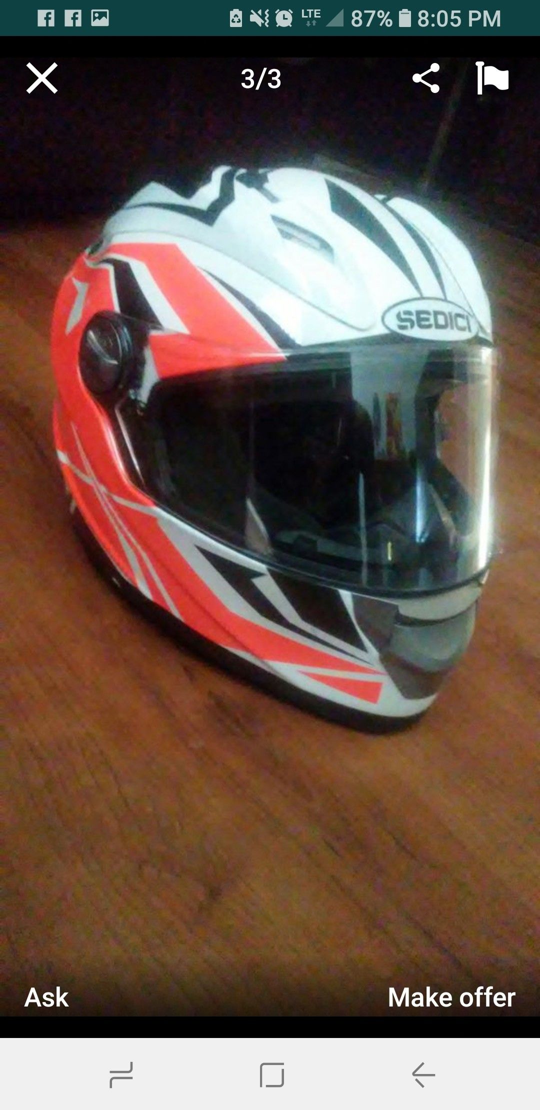 Motorcycle helmet Sedici medium