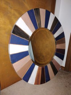 Wall Wood Mirror! 32" x 32"