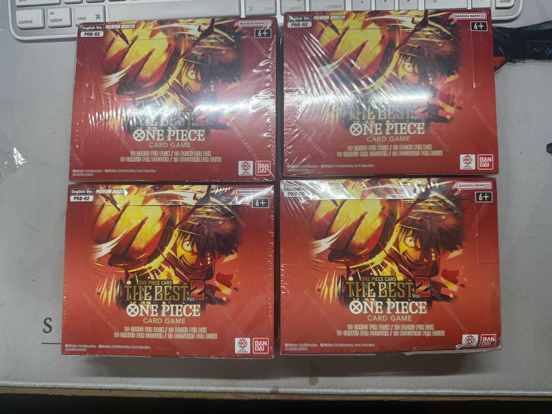 One Piece TCG PRB-02 The Best Volume 2 Sealed Booster Box