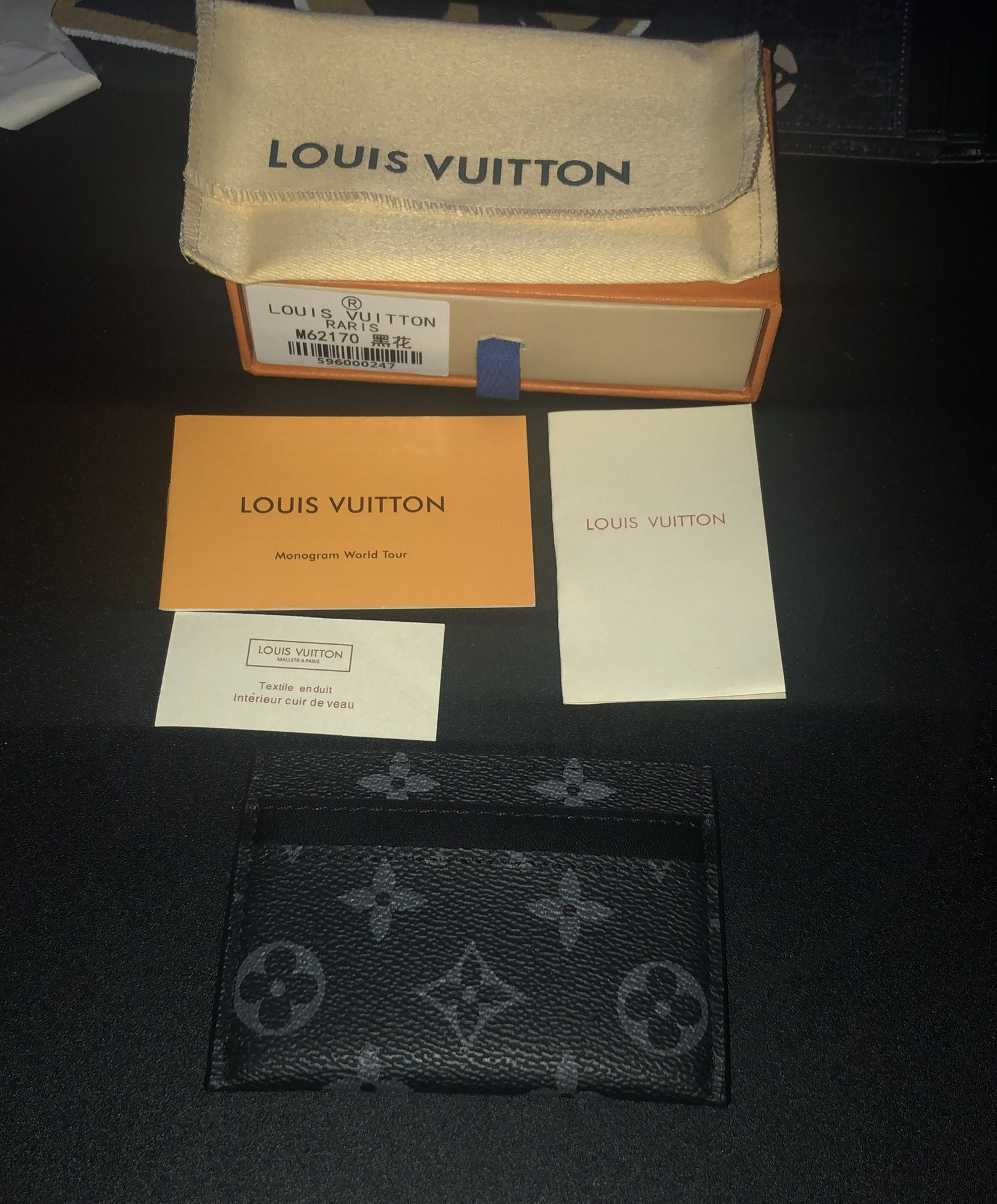 Louis Vuitton Monogram Eclipse Double Card Holder – The Closet