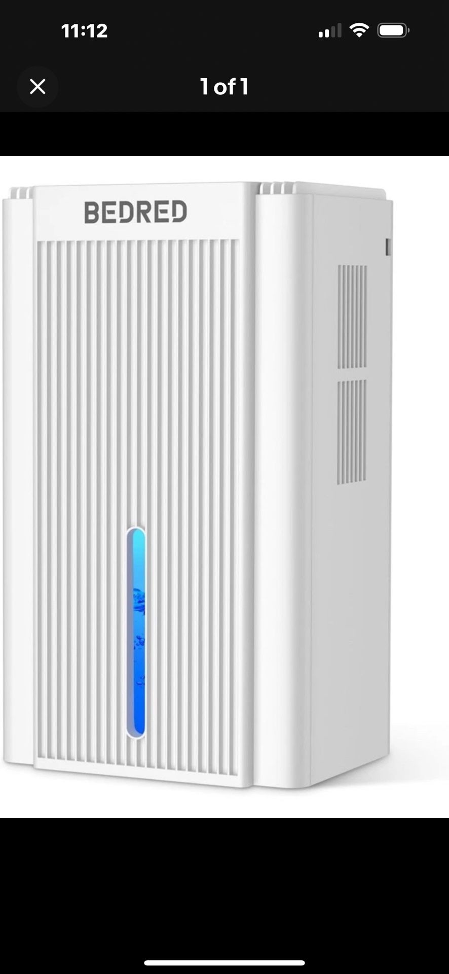 Dehumidifier,95OZ Dehumidifier for Home 1000 Sq.Ft - Quiet with Auto Shut Of