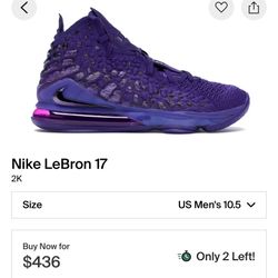 LeBron 17 2K (Size 10)