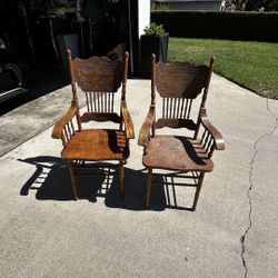Wood Chairs Typical Condition For age $25 Each