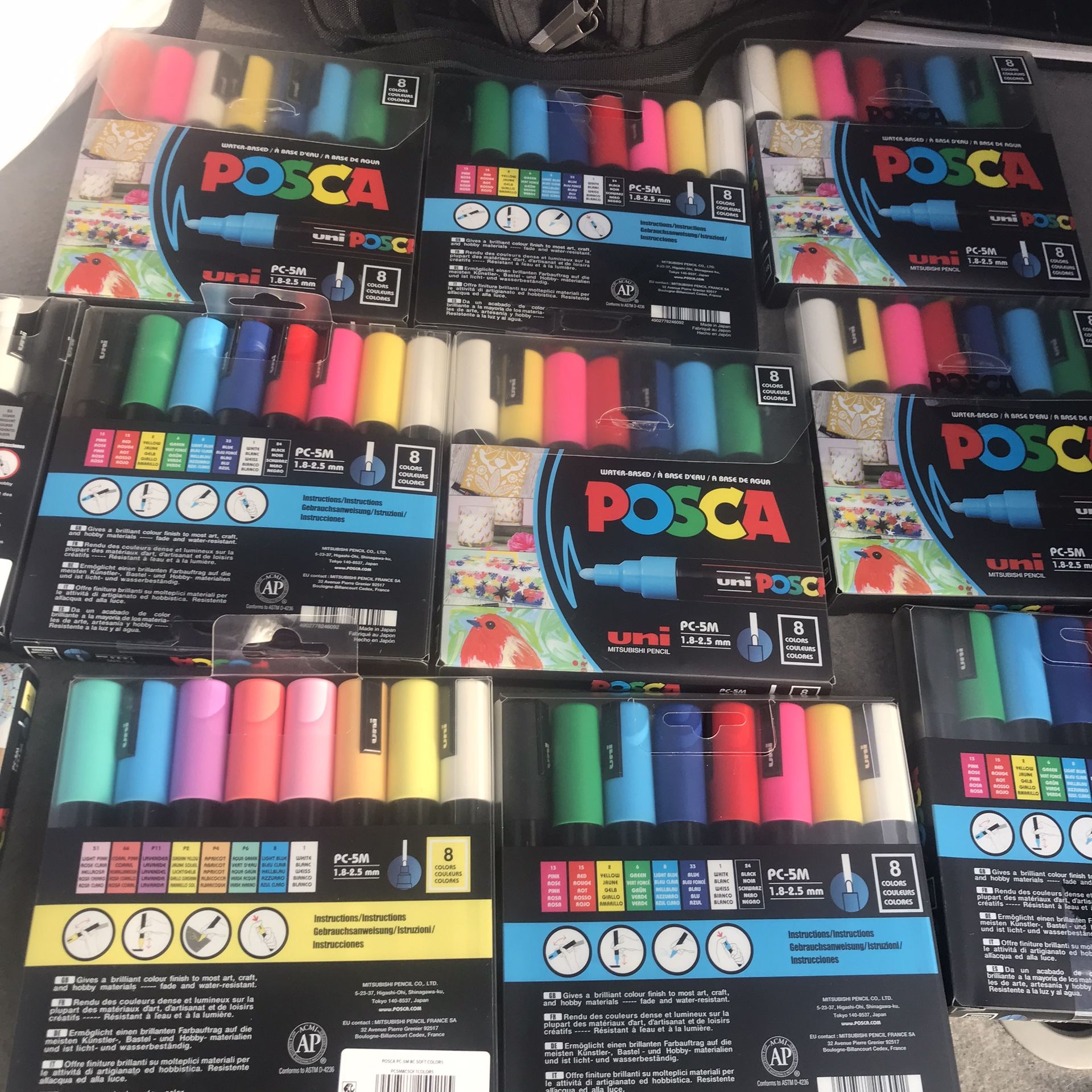 New Omni Posca Acrylic paint markers, pc-5M, bullet tip