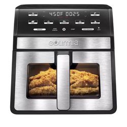 Gourmia 7.6 L (8 Qt.) Digital Air Fryer with Touchscreen Controls and Pre-Set Cooking Functions 