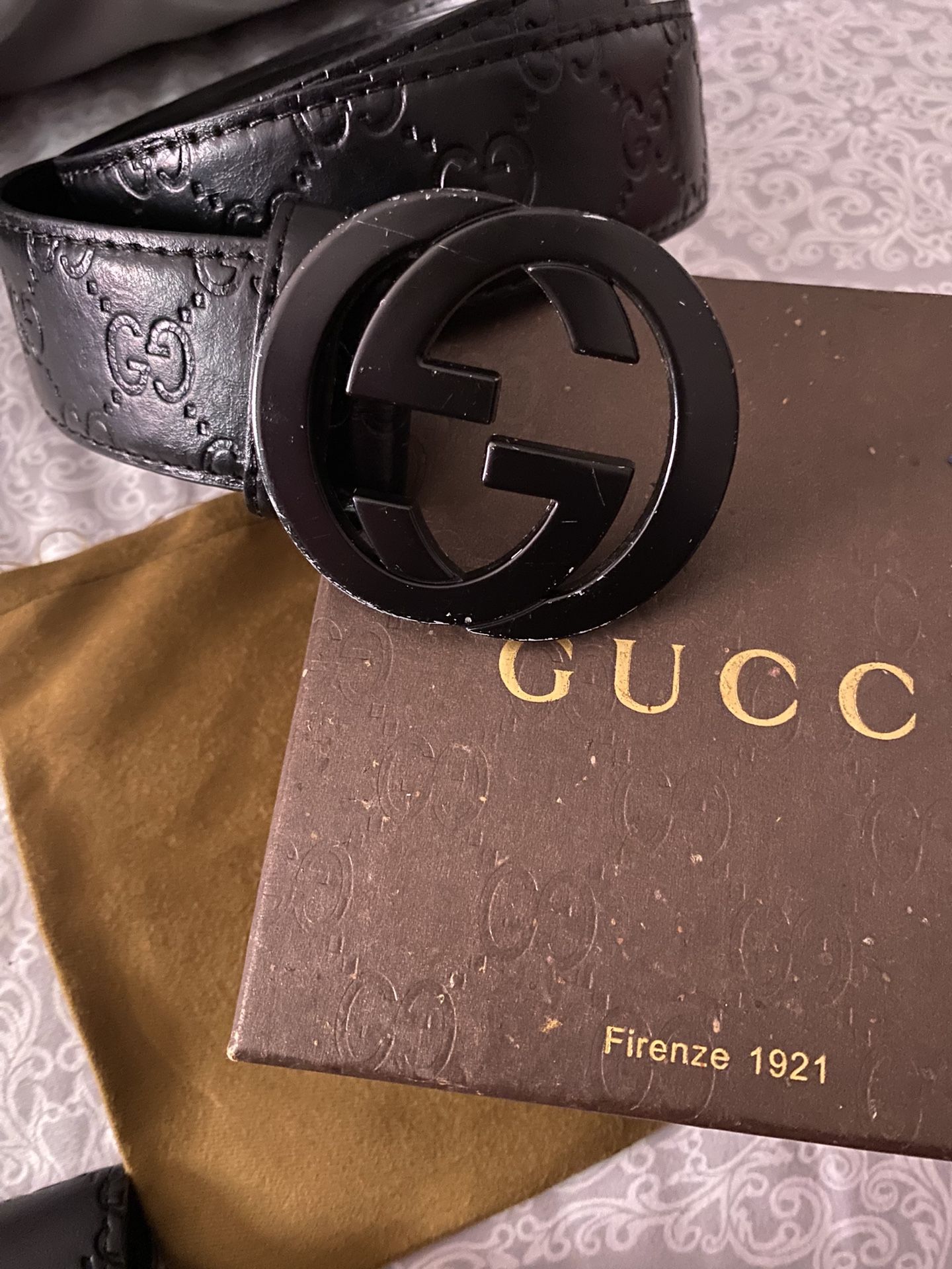 Designer Inspiration Belt And Wallet Set