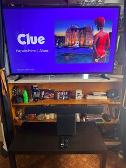 55 inch smart tv with sound bar included for sale or trade
