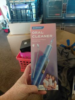 OXRMAK Oral Cleaner Rechargeable Plaque Remover Set
