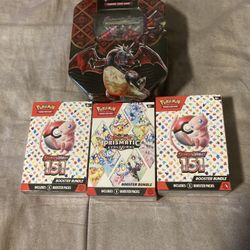 Pokémon Booster Bundles and tin