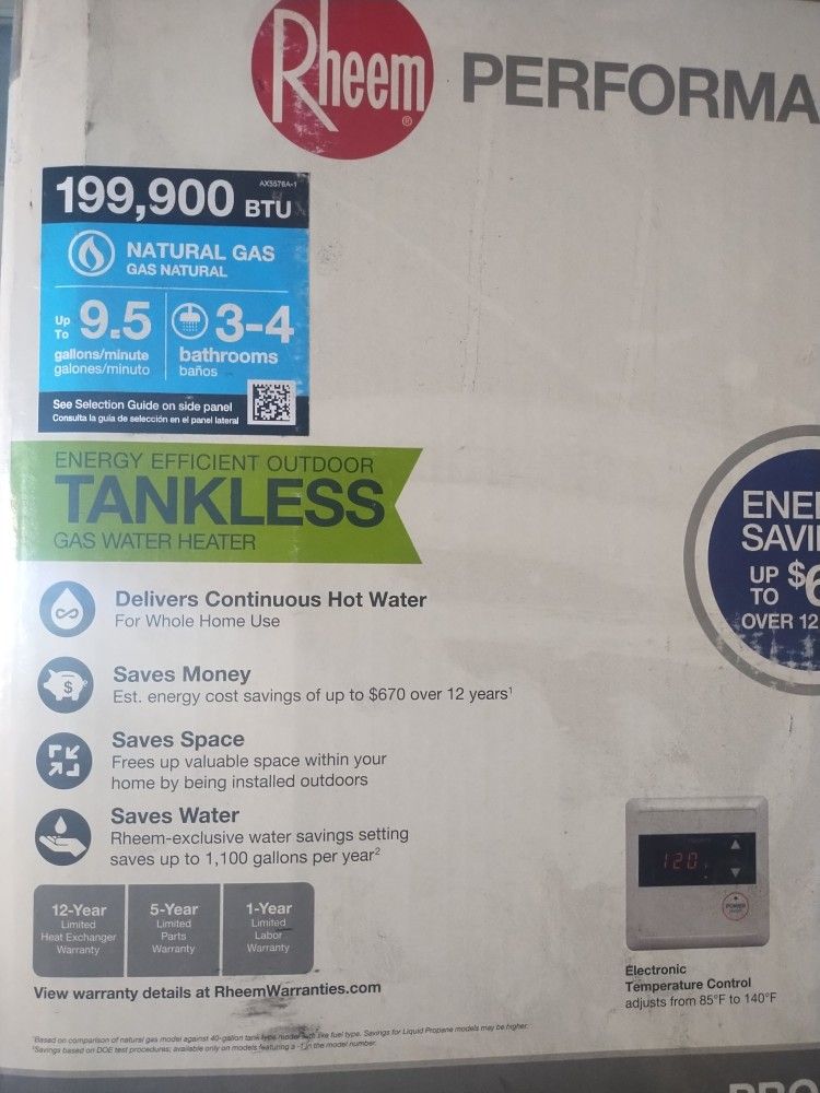 Rheem Tankless Water Heater