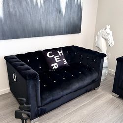 Glam Velvet Sofa Set 