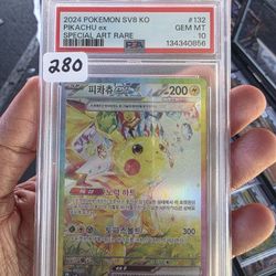Pikachu Ex Korean Psa 10