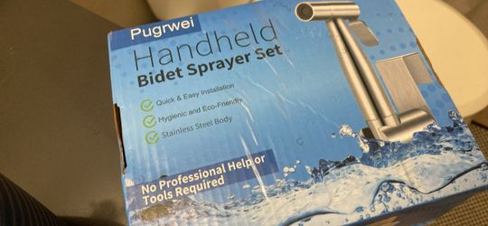 Pugrwei Handheld Bidet Sprayer Set