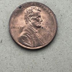 1985 D Penny (collectible ) 