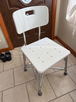 Adjustable Shower Chair with Back
