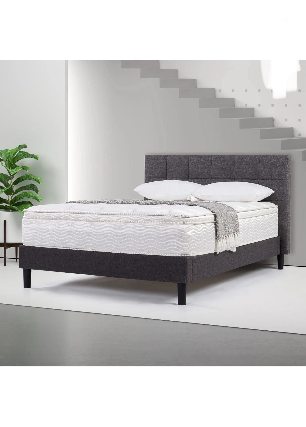 12" Spring Support Mattress, King, New in Box