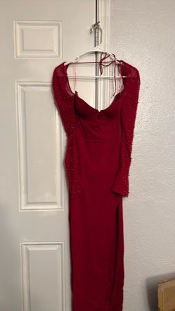 Long red dress size 0