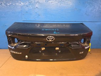 Corolla 2019 2020 2021 2022 2023 2024 2025 2026 trunk