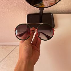 Gucci Sunglasses Unisex Round Lense