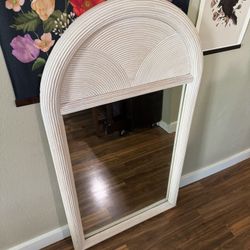 Vintage Costal Reed Mirror