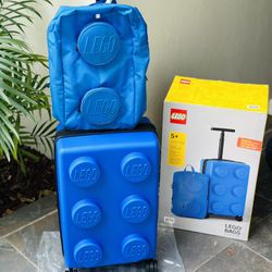 LEGO BAGS Carry-on and Backpack Luggage Suitcase Set