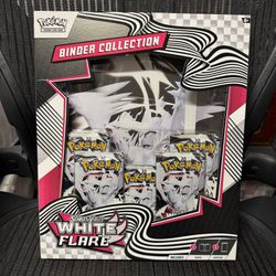 White Flare Binder Collection Pokemon Tcg 