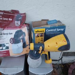 Spray paint guns.They've been in the https://offerup.com/redirect/?o=Z2FyYWdlLk15 brother said they worked