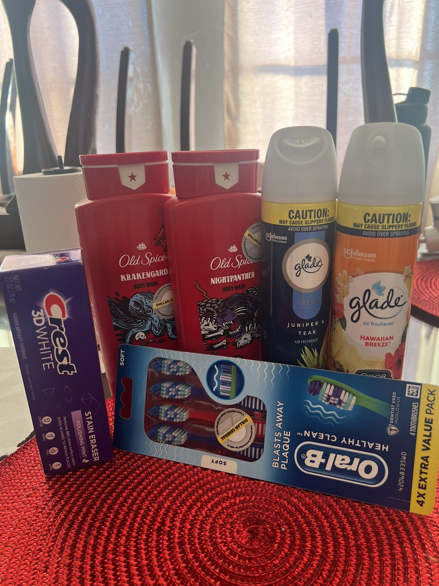 Body Wash & Toothpaste