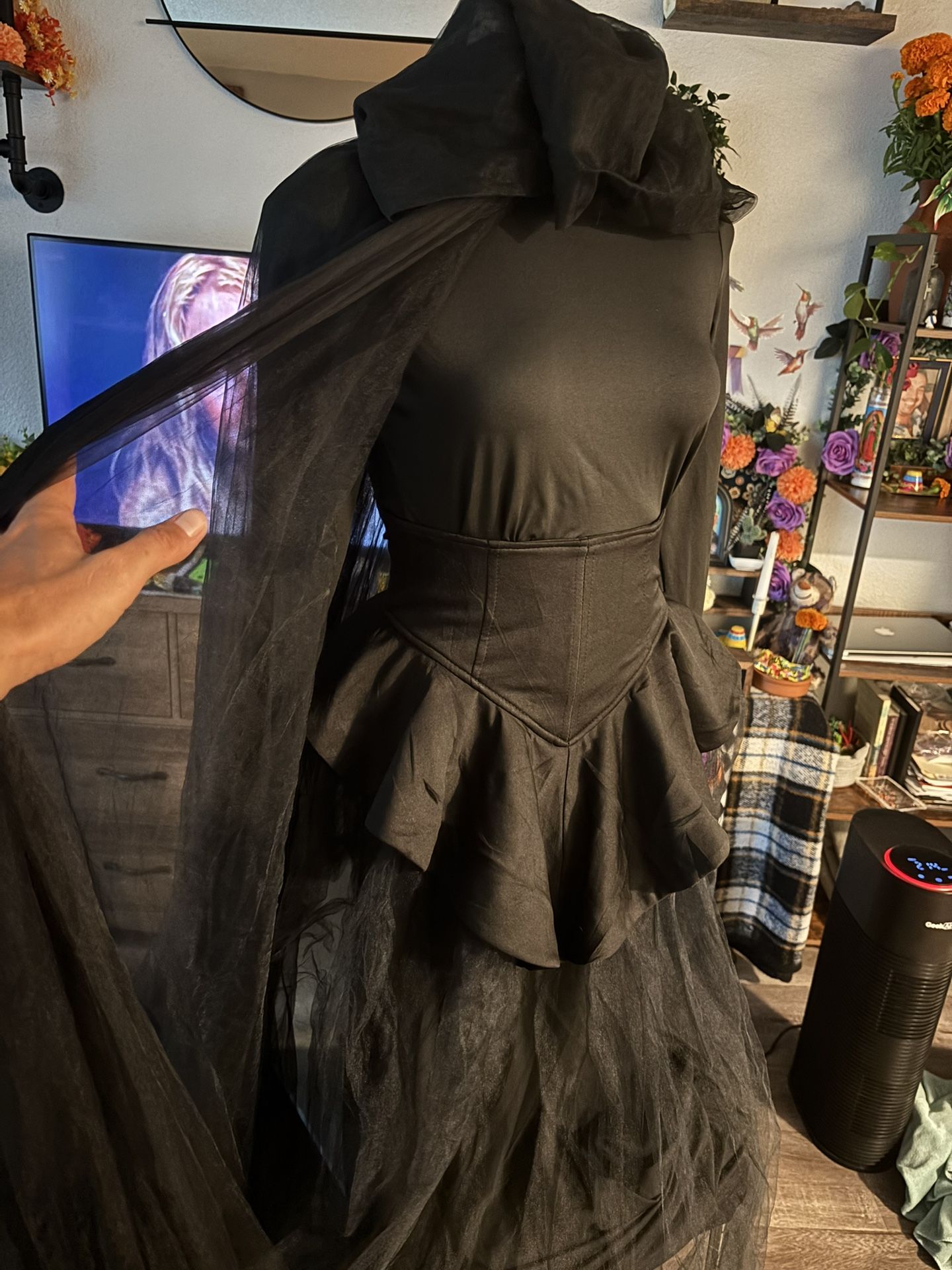  Halloween Costume (medium) Black Dress