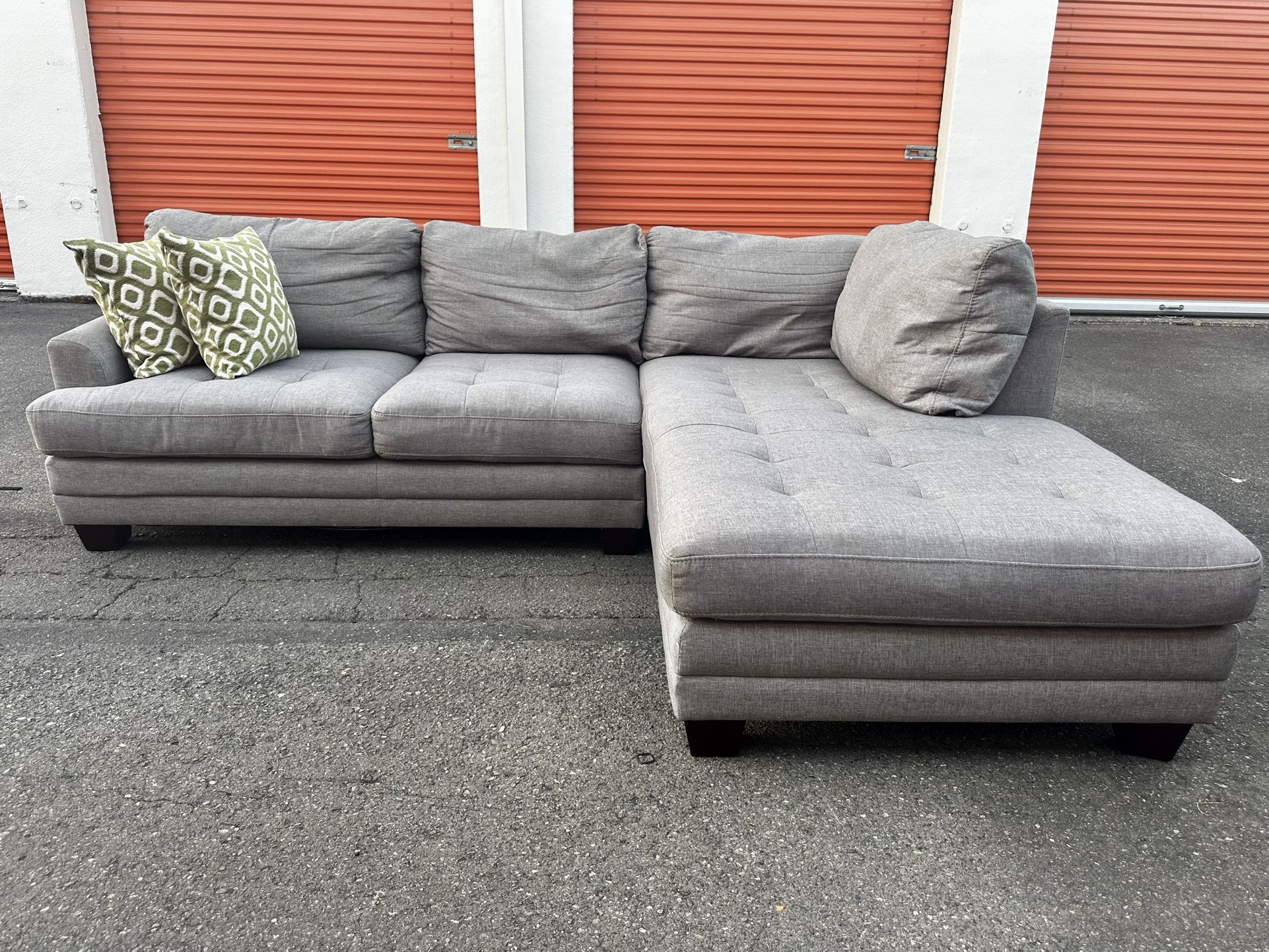 Gray Thomasville Costco Sectional Sofa Couch - FREE DELIVERY 🚚 