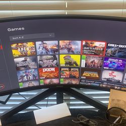 Xbox Series X With Samsung Ultra Wide 4K 165 Hz Monitor