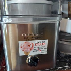 New Cuisinart Ice Cream Maker