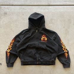 Balenciaga Women’s Flame Unity Zip Up