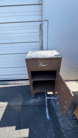 FREE Metal Cabinet On Wheels