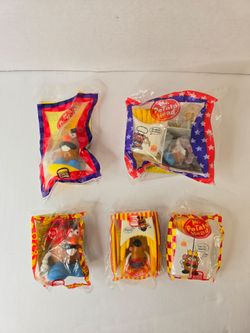 Burger King Mr. Potato Head 1998 Complete Set Of 5 Vintage Kids Meal Toys New